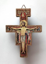 Icône religieuse, le christ de Saint Damien grand format